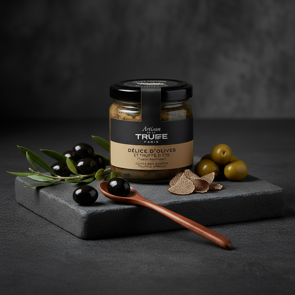 Olives and Summer Truffle spread (1 BOX / 6 Bottles)