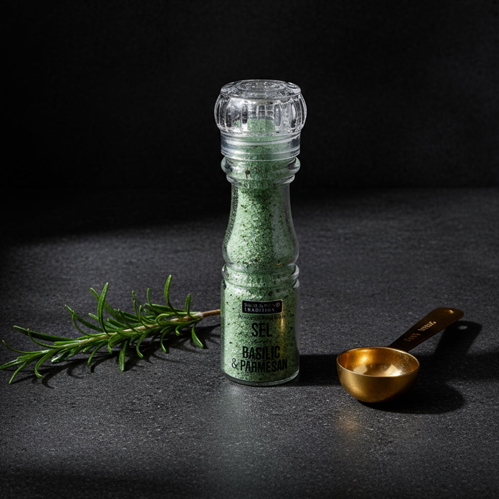 Basil&Parmesan Salt (1 BOX / 6 Bottles)