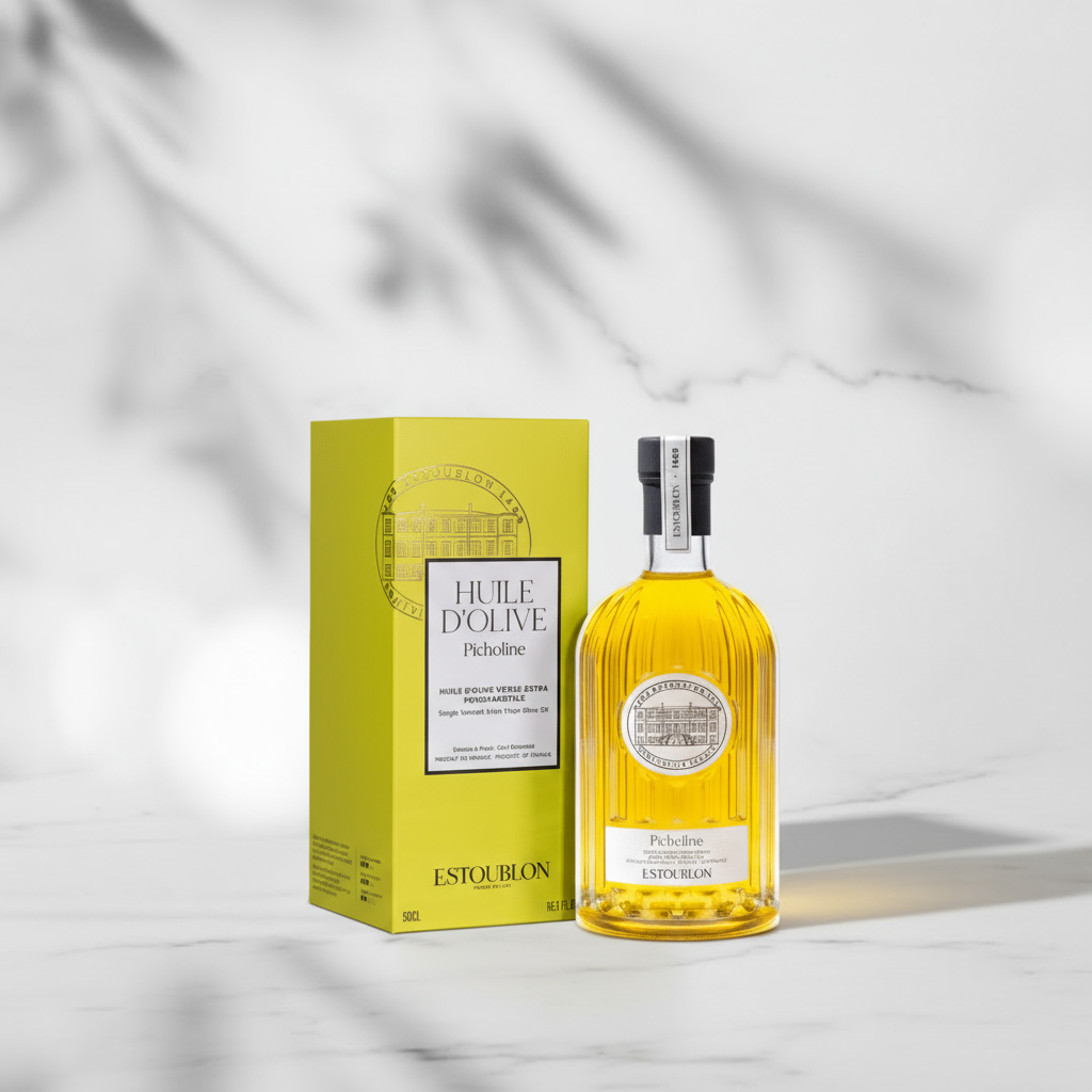 Extra Virgin Olive Oil -Picholine (1 BOX / 6 Bottles)