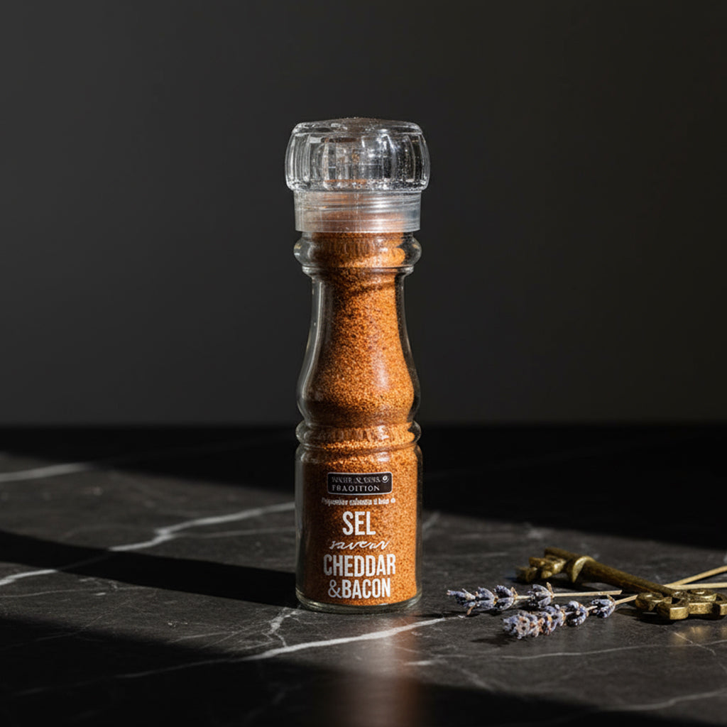 Cheddar&Bacon Salt (1 BOX / 6 Bottles)